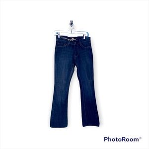 7 For All Mankind Boy Cut Jeans ButtonFly Size 27 NWOT #U144061U-061U